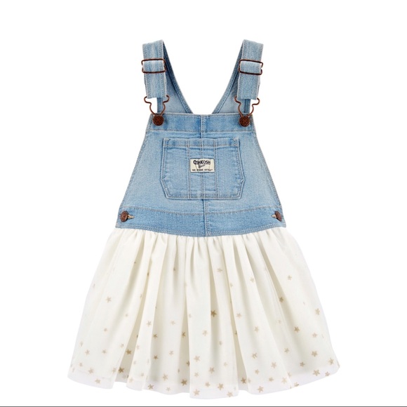 oshkosh denim tulle dress OshKosh B'gosh | Dresses | Girls Oshkosh Bgosh Denim Overall Tulle Dress